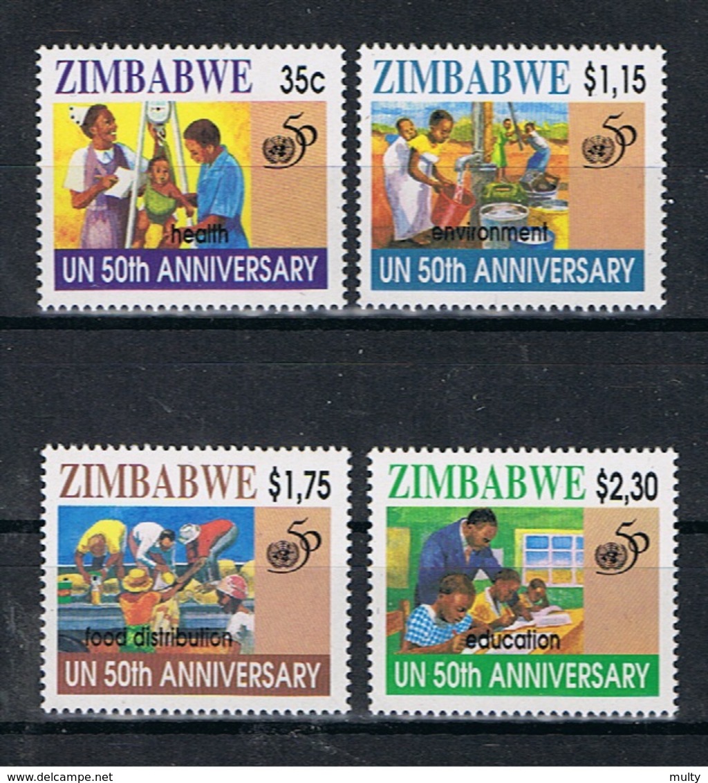 Zimbabwe Y/T 338 / 341 (**) - Zimbabwe (1980-...)