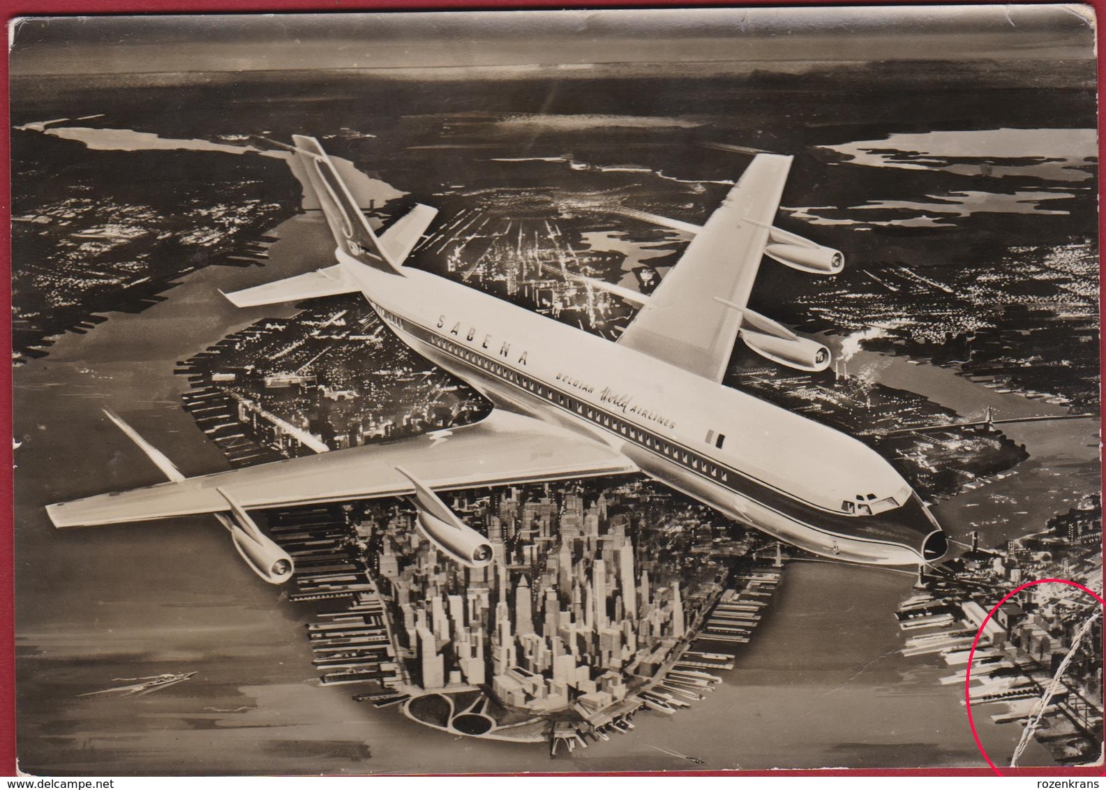 SABENA Belgian Airline Airlines Boeing 707 Vliegtuig Avion Airplane Aircraft - 1946-....: Era Moderna