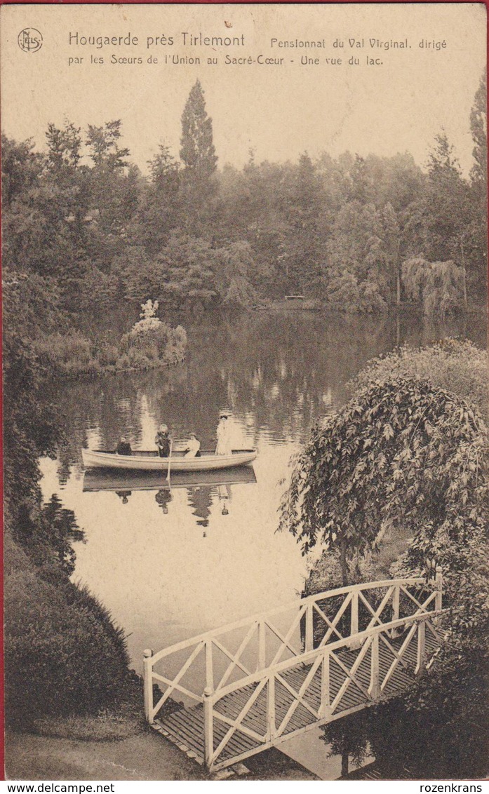 Hoegaarden Hougaerde Pensionnat Des Soeurs De L'Union Au Sacré-Coeur Une Vue Du Lac Tienen Tirlemont - Högaarden