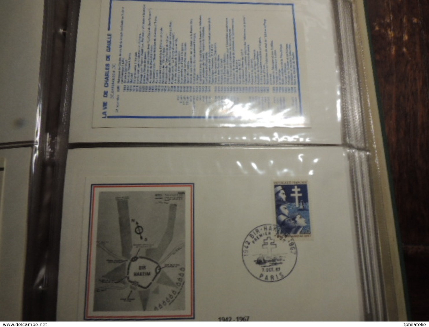 COLLECTION FRANCE    LIBERATION DEGAULLE RESISTANCE CAMP DE CONCENTRATION  FDC  DIVERS DOCUMENTS ET CARTES  LUXE