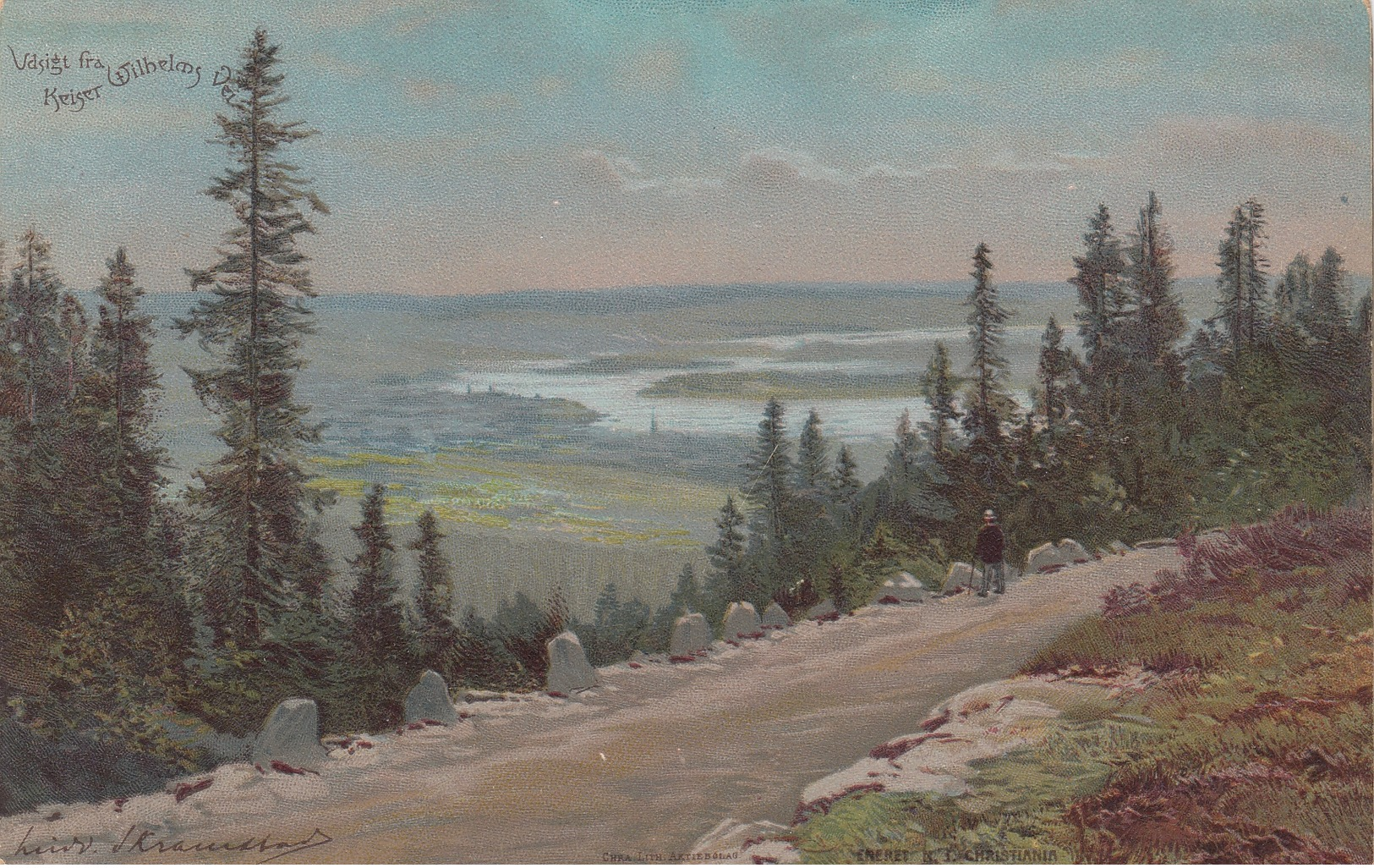 NORWAY , 1890s-1907 ; Vdsigt Fra Keiser Wilhelm Vei - Norway