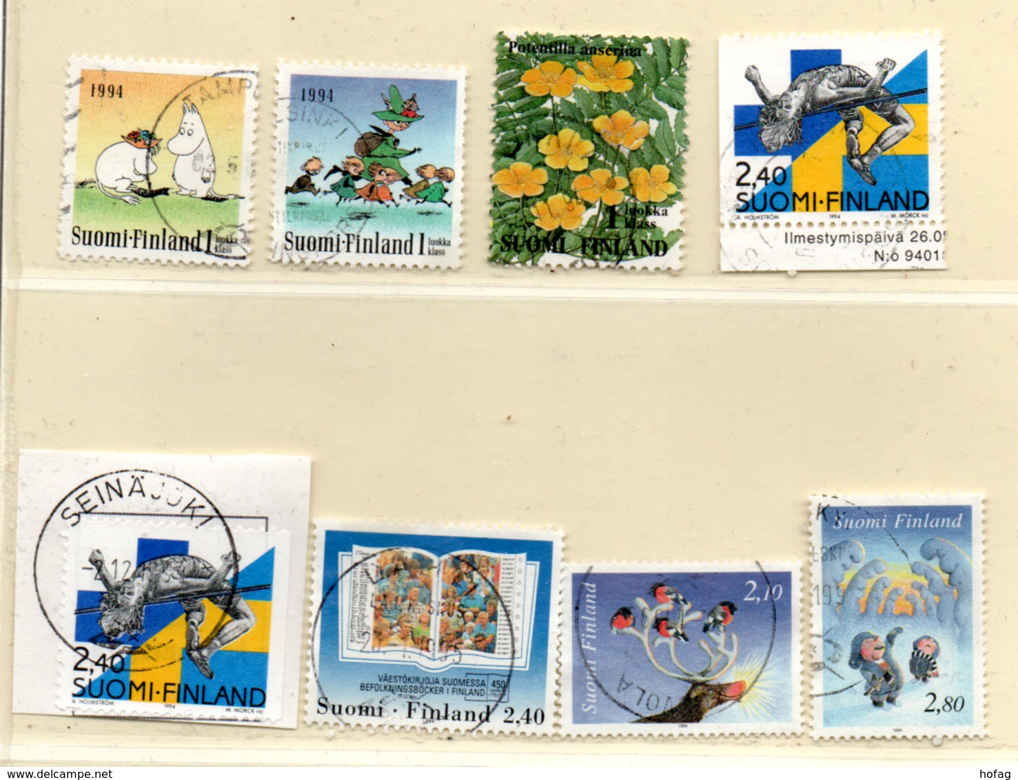 Finnland 1994 Siehe Bild/Beschreibung 8 Marken Gestempelt; Finland Used - Used Stamps