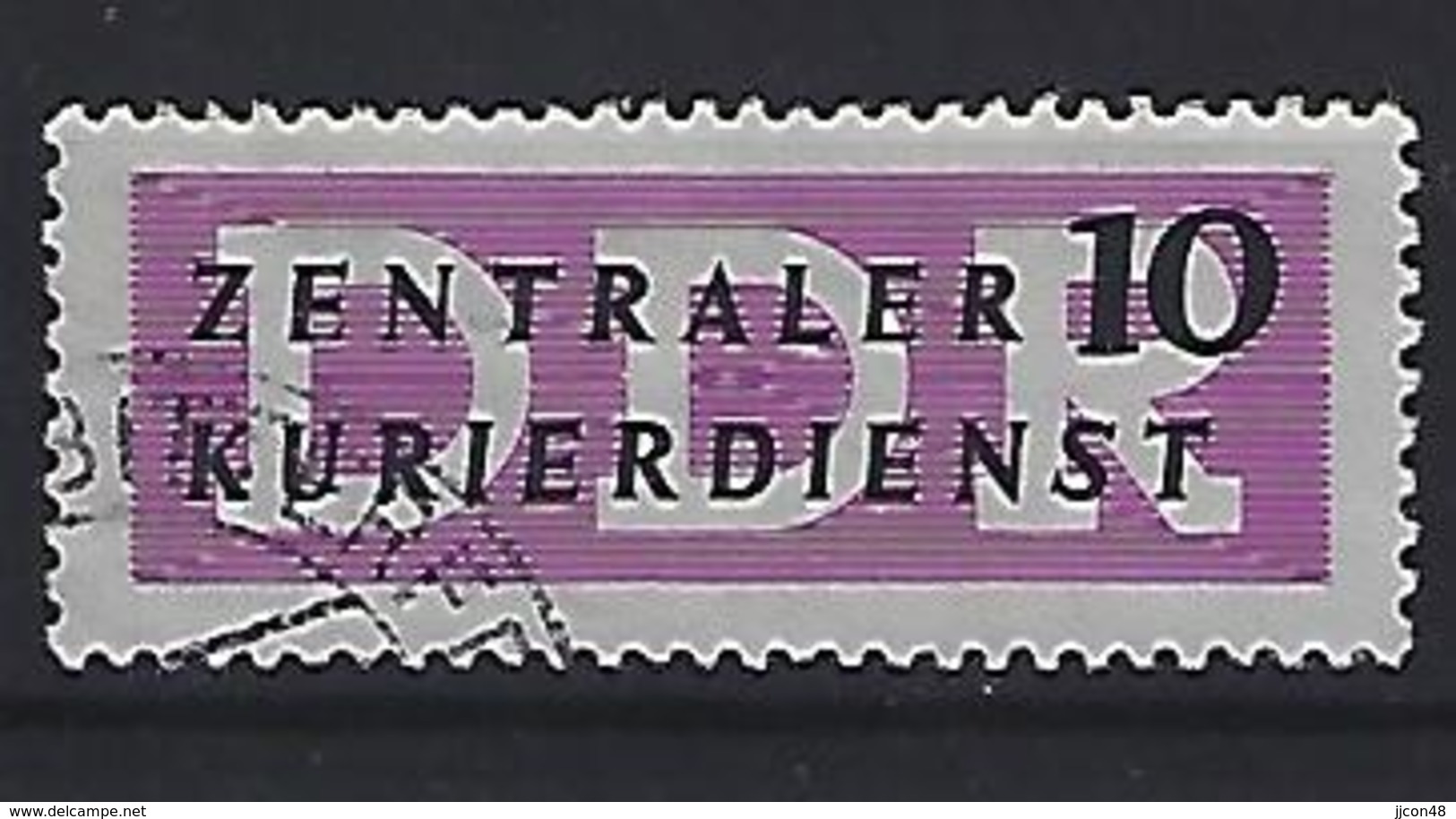 Germany (DDR) 1956 Dienstmarken Fur Den ZKD (o) Mi.6 - Oblitérés