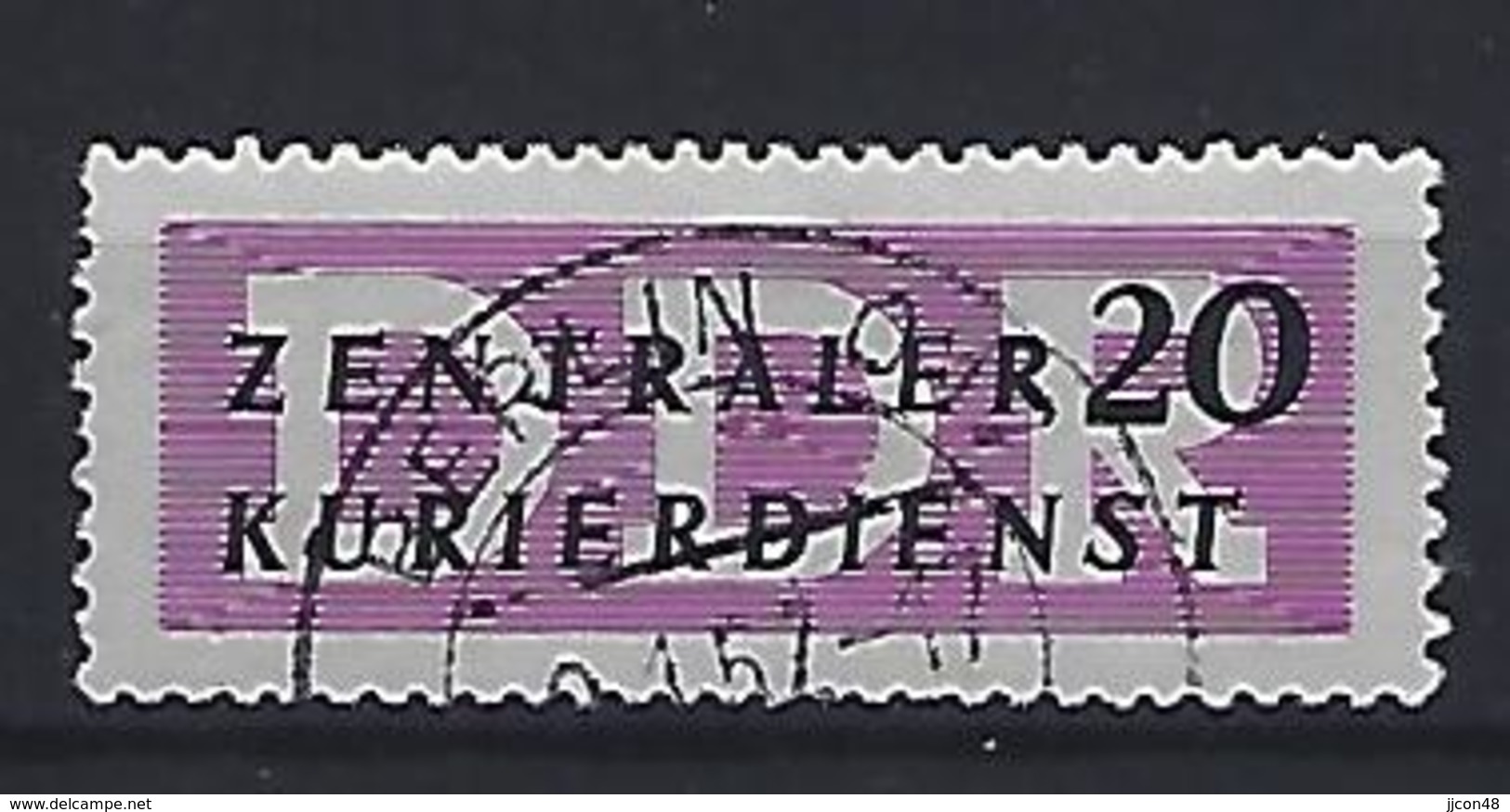 Germany (DDR) 1956 Dienstmarken Fur Den ZKD (o) Mi.7 - Afgestempeld