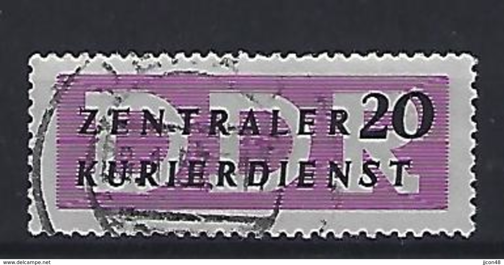 Germany (DDR) 1956 Dienstmarken Fur Den ZKD (o) Mi.7 - Used