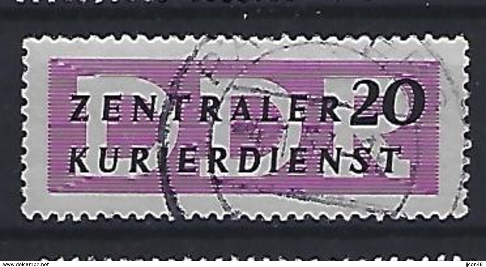 Germany (DDR) 1956 Dienstmarken Fur Den ZKD (o) Mi.7 - Usados