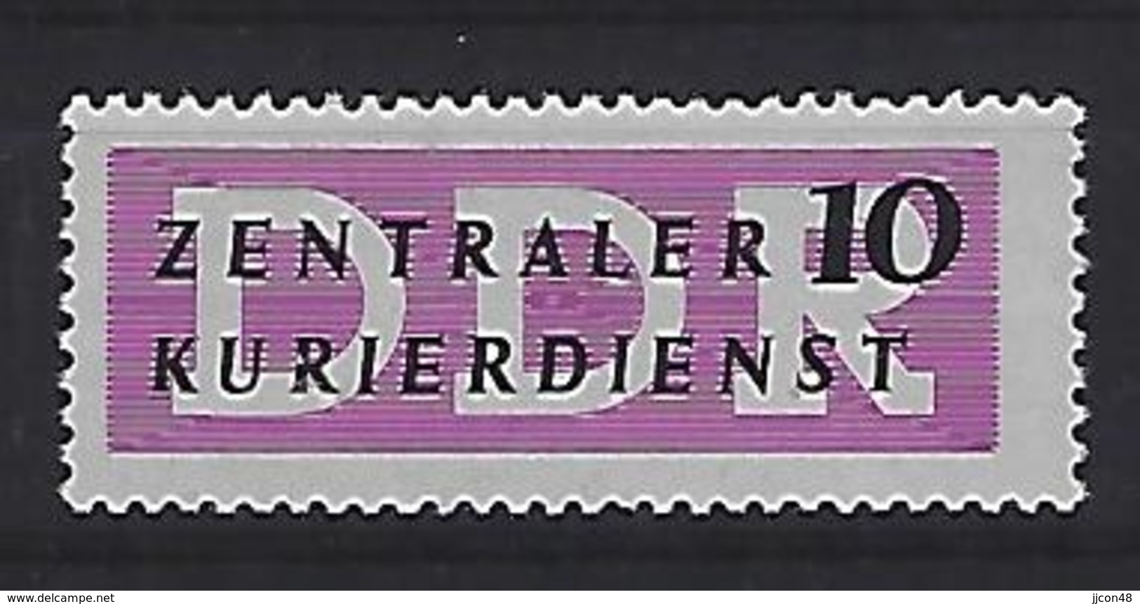 Germany (DDR) 1957 Dienstmarken Fur Den ZKD (**) MNH  Mi.I - Postfris