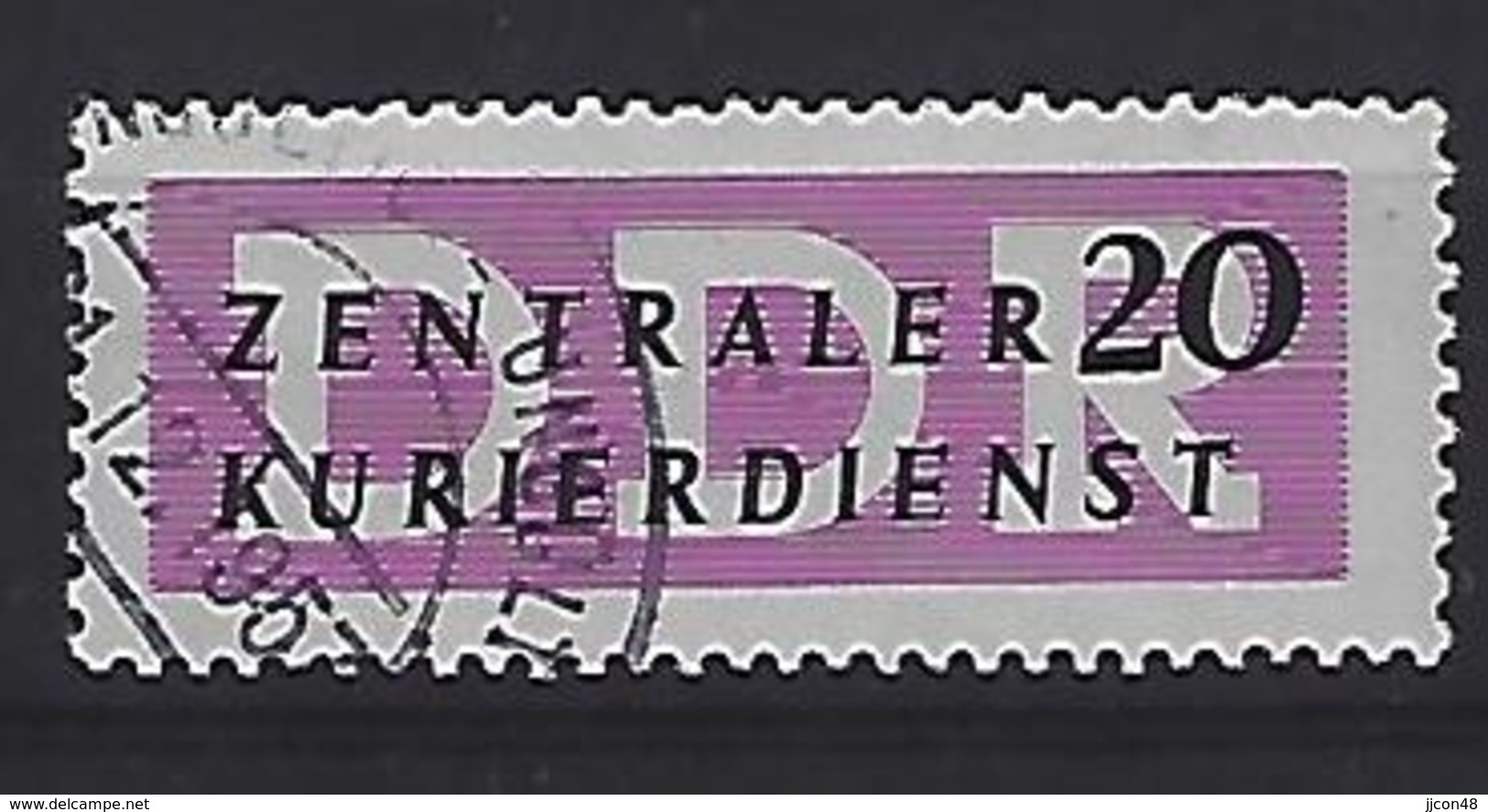 Germany (DDR) 1957 Dienstmarken Fur Den ZKD (o) Mi.II - Used