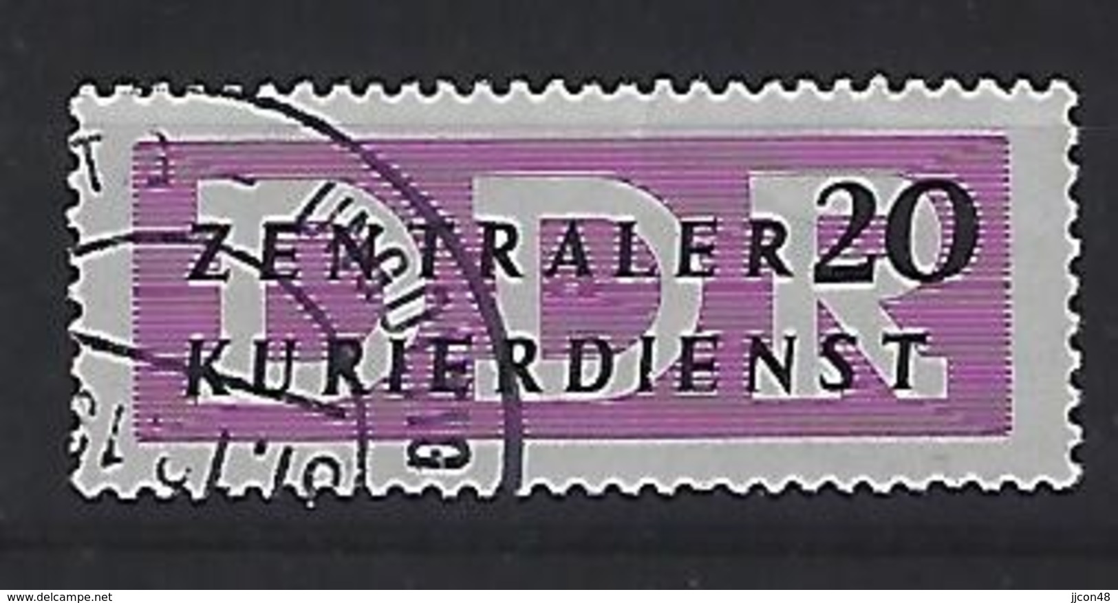 Germany (DDR) 1957 Dienstmarken Fur Den ZKD (o) Mi.II - Usati