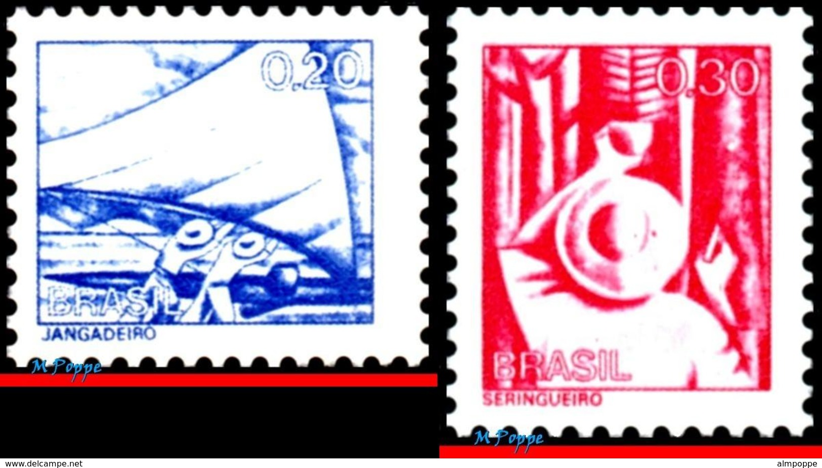 Ref. BR-1441-57 BRAZIL 1976 JOBS, NATIONAL PROFESSIONS,, 1977, 1978, SET COMPLETE MNH 17V Sc# 1441-1457 - Ongebruikt