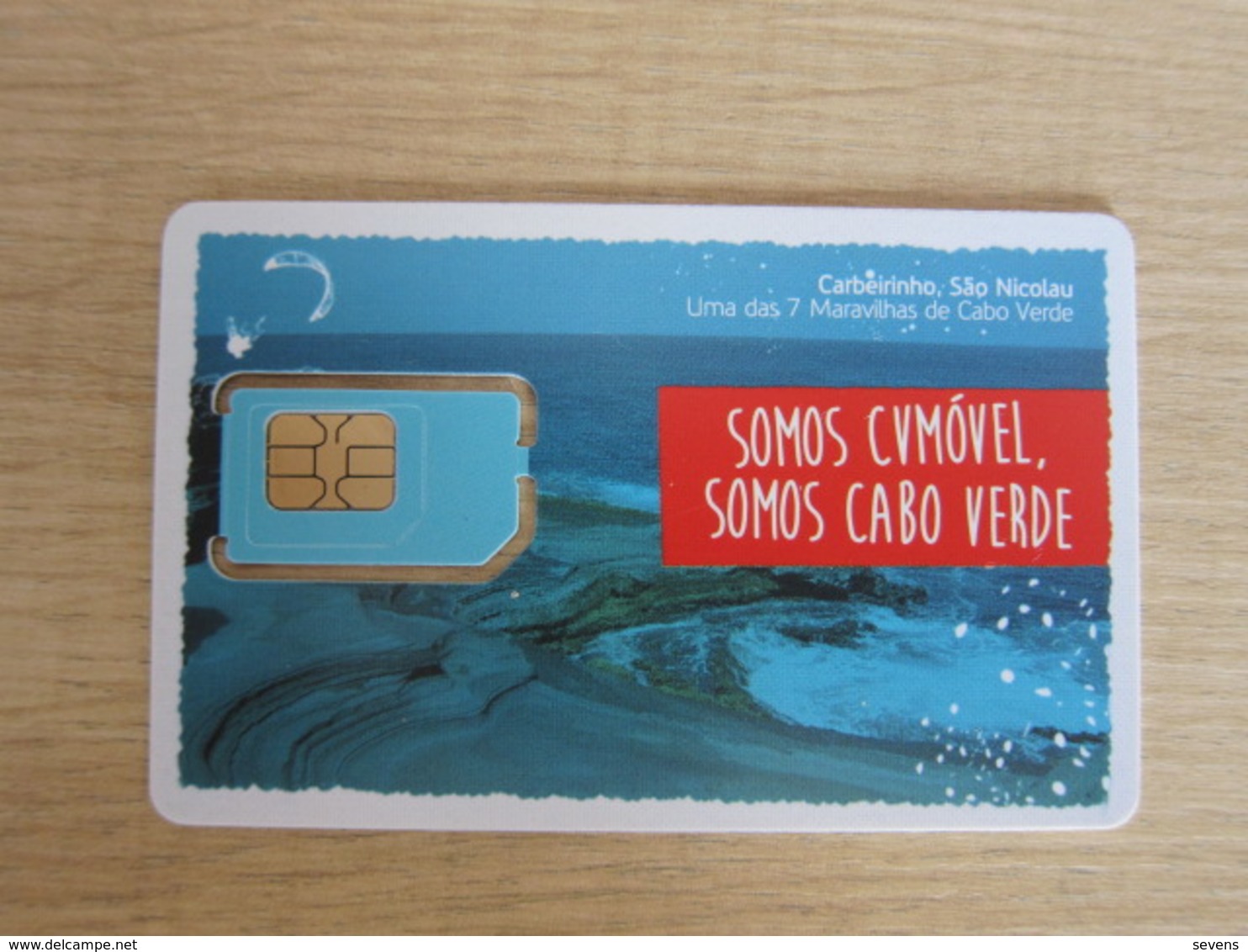 CVMOVEL GSM SIM Card,Carbeirihnho Cave, Fixed Chip - Kaapverdische Eilanden
