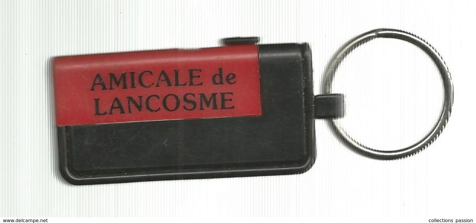 Porte Clefs , Clés, AMICALE DE LANCOSME ,INDRE , STYLO,  2 Scans, Frais Fr 2.25 E - Llaveros