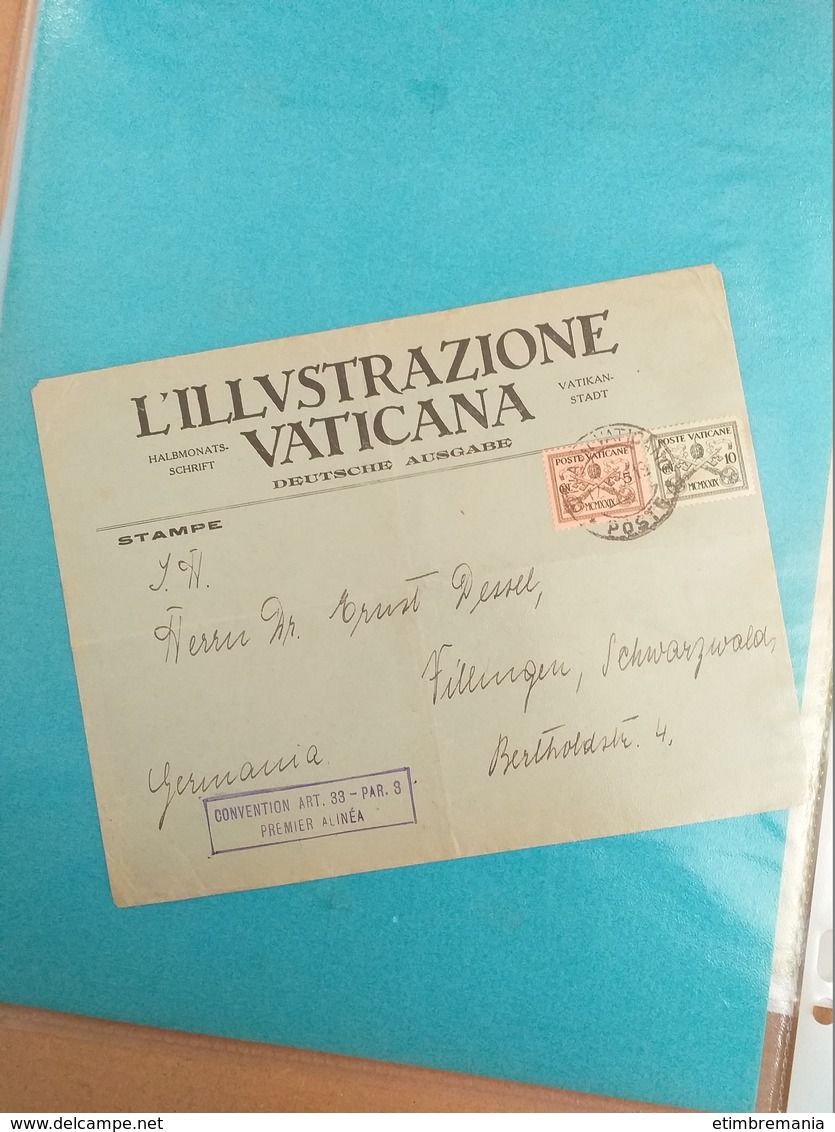 LOT N° 1158 VATICAN collection sur page d'albums pratiquement tous neufs **