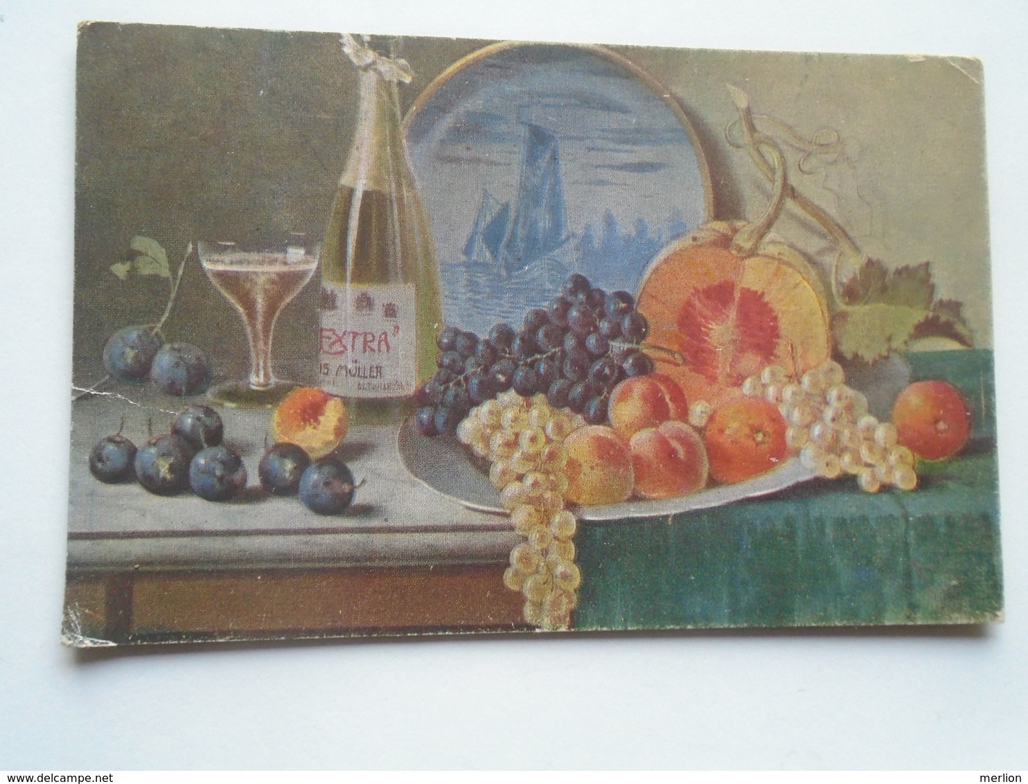 D169604 Postcard Hungary 1922 Stamps  2.50 Korona  + 50 Fillér  - 1kg Tomato 20 K.  -still Life - Andere & Zonder Classificatie