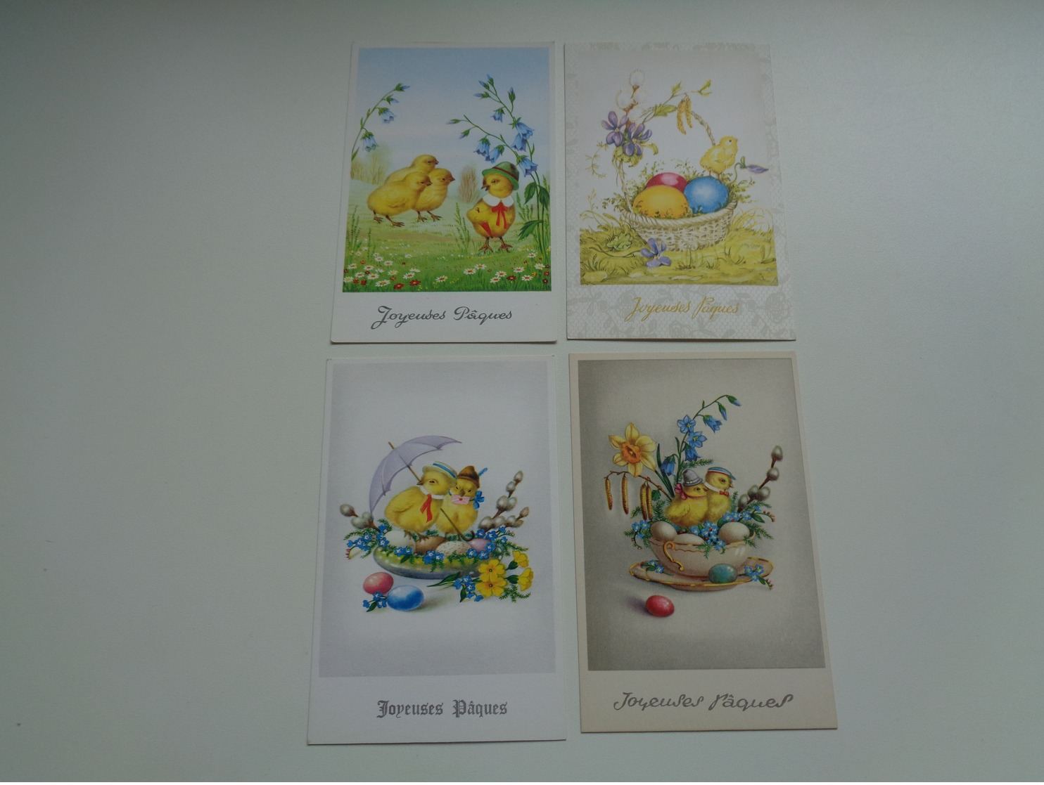 Beau lot de 50 cartes postales de fantaisie  Pâques    Mooi lot van 50 postkaarten fantasie  Pasen  - 50 scans