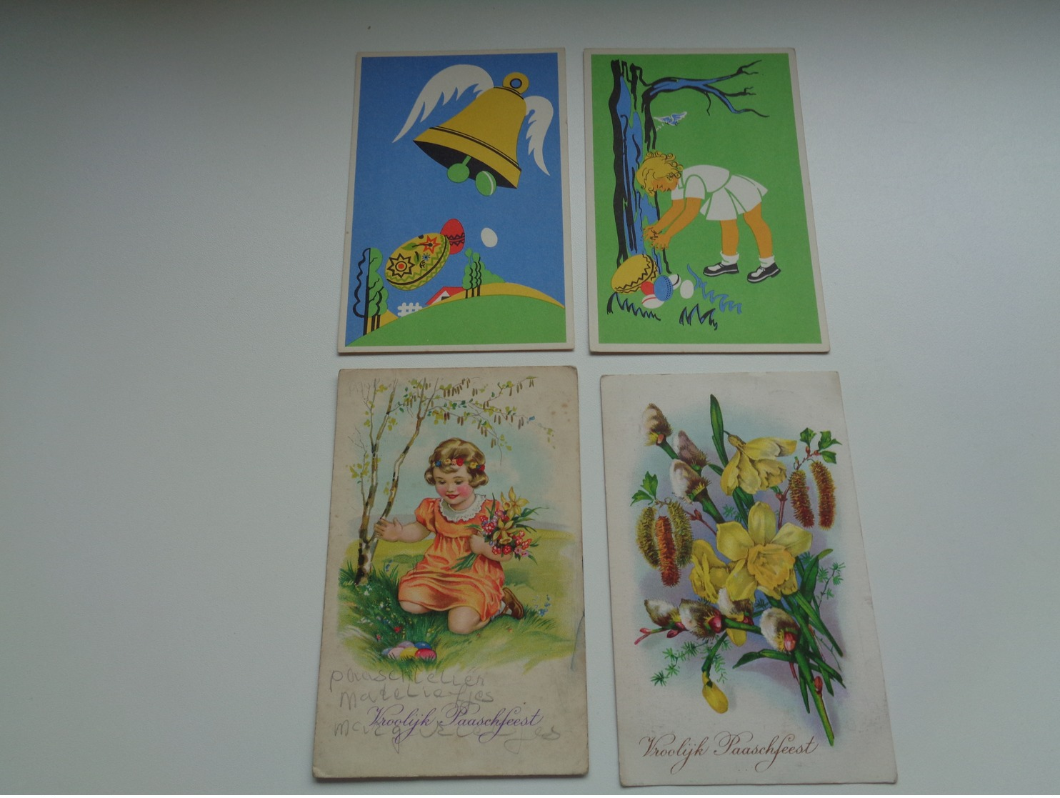 Beau lot de 50 cartes postales de fantaisie  Pâques    Mooi lot van 50 postkaarten fantasie  Pasen  - 50 scans