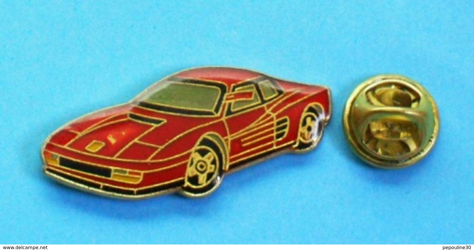 1 PIN'S //    ** FERRARI TESTAROSSA ** - Ferrari