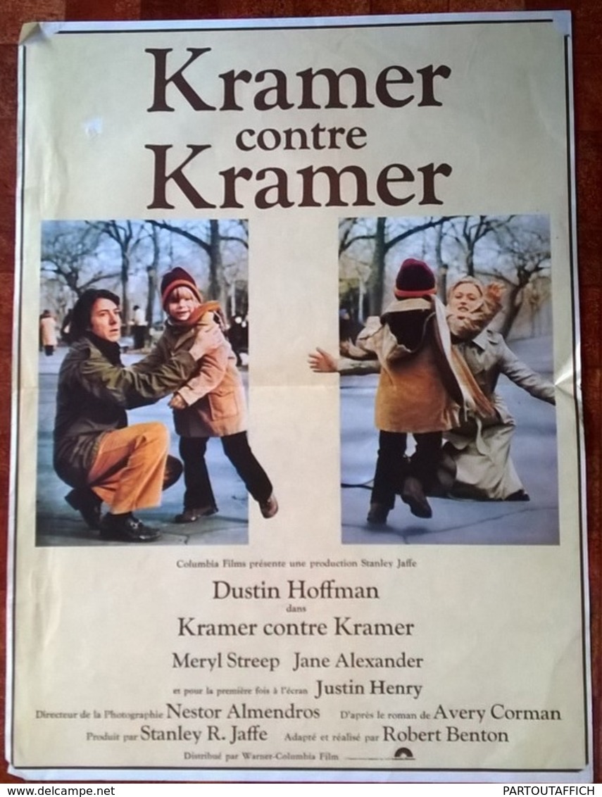 Aff Orig Ciné KRAMER CONTRE KRAMER Meryl Streep DUSTIN HOFFMAN 40x60cm 1979 - Manifesti & Poster