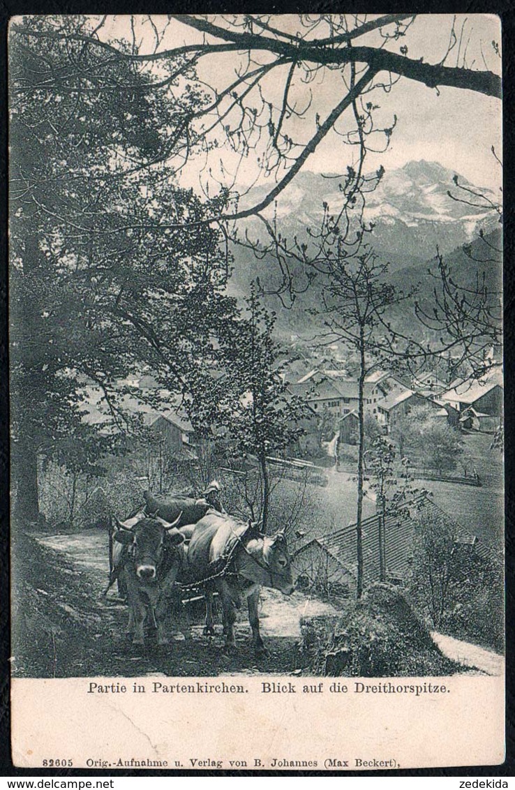 C9766 - Partenkirchen Garmisch - Blick Auf Die Dreithorspitze - B. Johannes Max Beckert - Garmisch-Partenkirchen