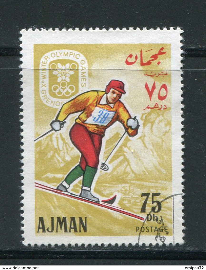 AJMAN- Timbre Oblitéré - Winter 1968: Grenoble