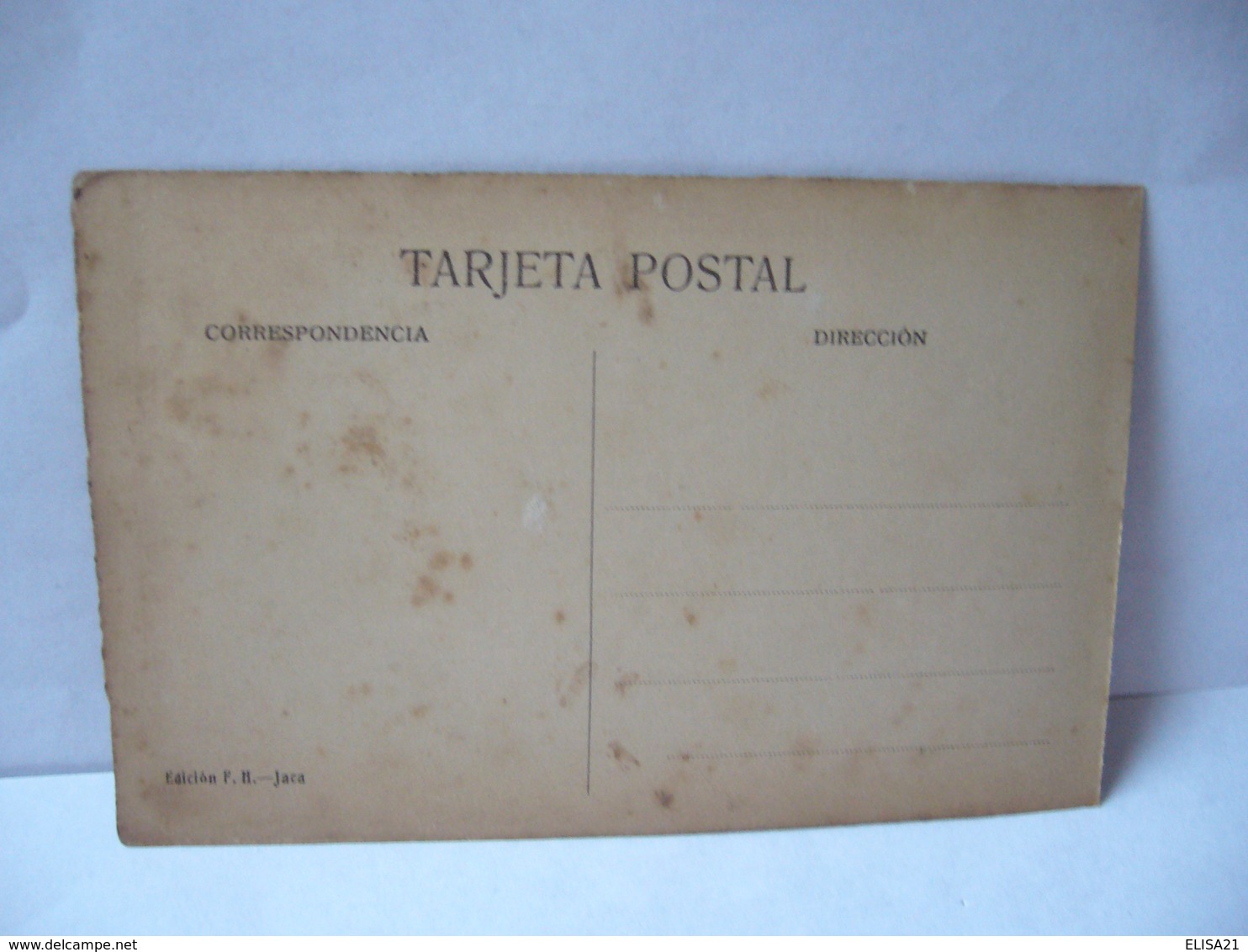 20. FRANCIA ARTISCA ILUMINACION DEL TUNEL DE SOMPORT ESPANA ESPAGNE  ET FRANCE CPA TARJETA POSTAL Edicion F. H .Jaca - Sonstige & Ohne Zuordnung