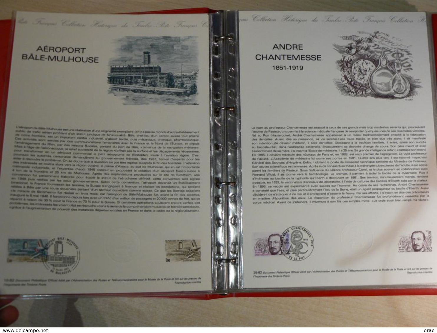 FRANCE - Documents Officiels de la Poste - 1982, 1983, 1984 - Trois classeurs