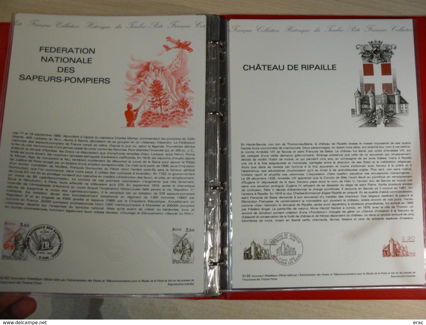 FRANCE - Documents Officiels de la Poste - 1982, 1983, 1984 - Trois classeurs