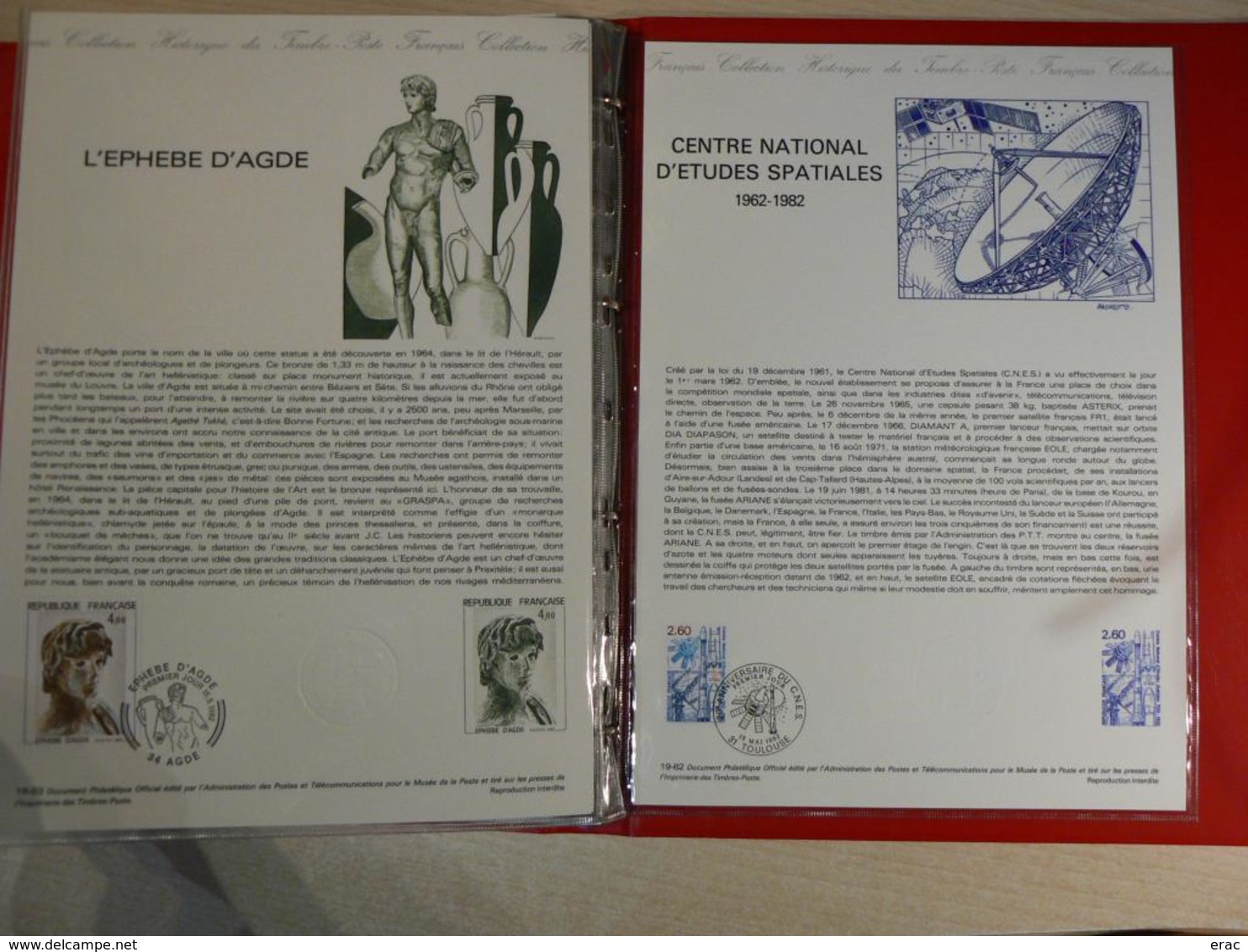 FRANCE - Documents Officiels de la Poste - 1982, 1983, 1984 - Trois classeurs