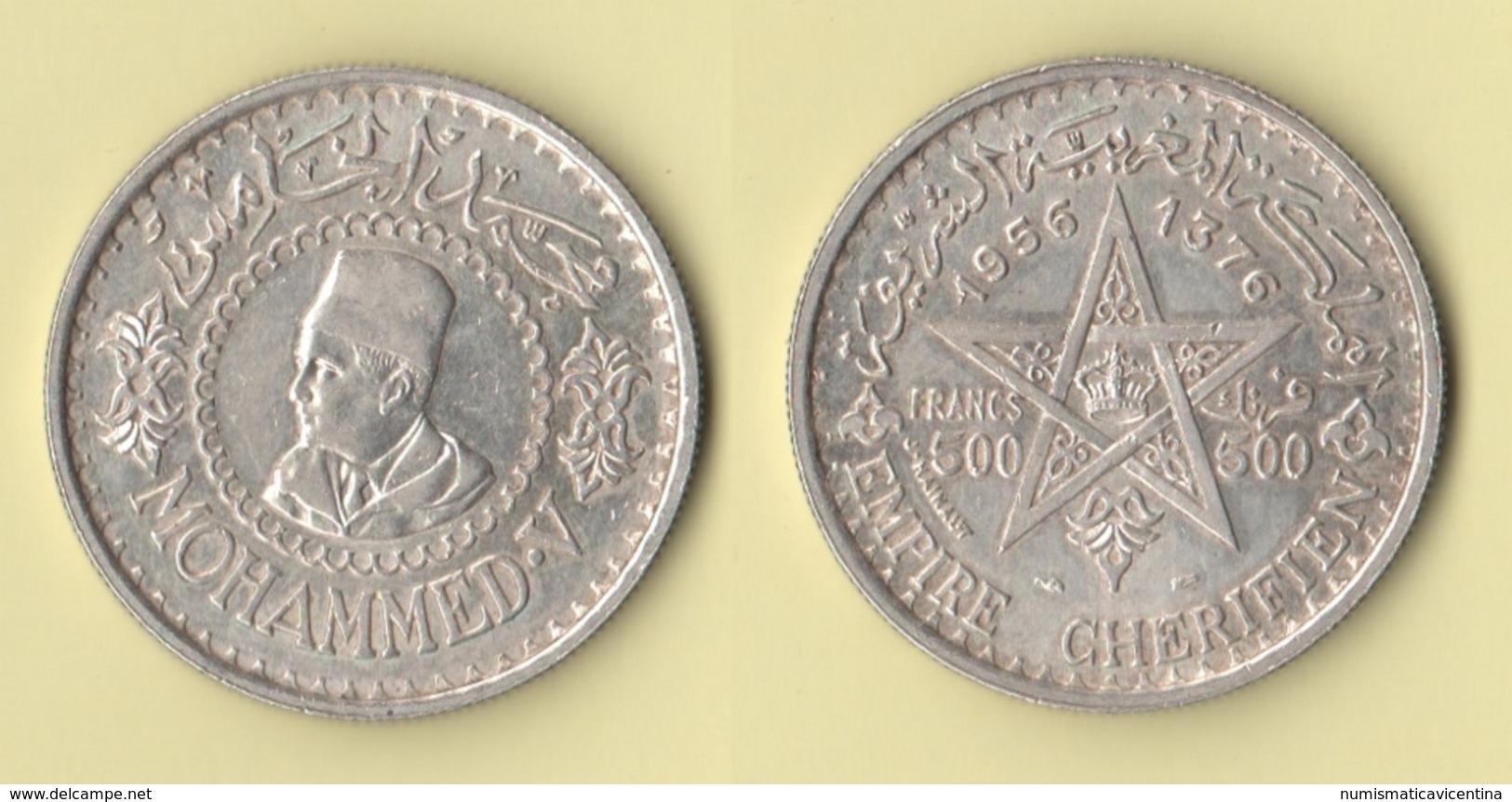 Marocco 500 Francs 1956 Mohammed V° Morocco Maroc - Marocco