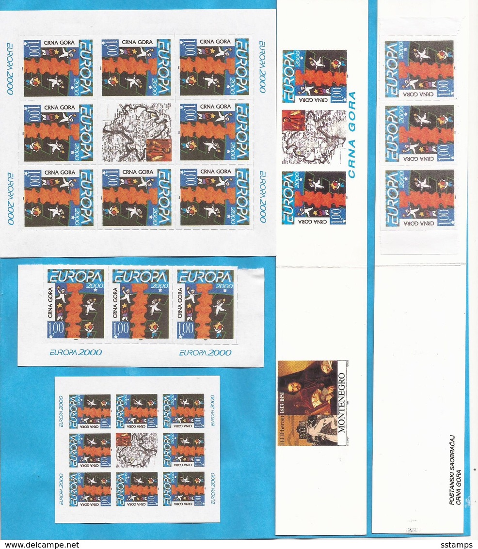 XXVIV  AUSVERKAUF2000  EUROPA CEPT MONTENEGRO CRNA GORA SERBIA SRBIJA CHILDREN KINDER ACTION JETZ KAUFEN INTERESSANT MNH - 2000