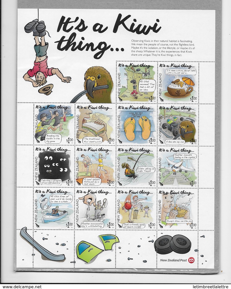 Nouvelle-Zélande N°3246 à 3259**  Illustrations Humoristiques - Unused Stamps
