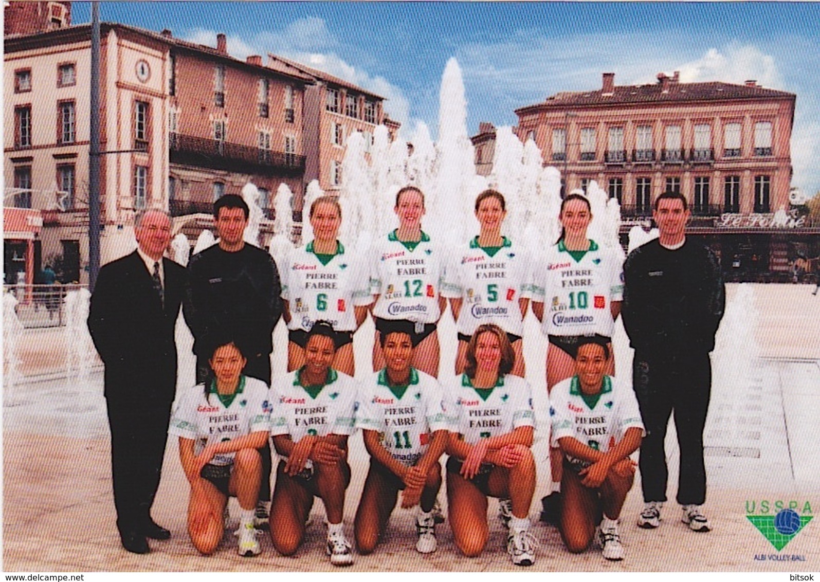 Albi (Tarn) - 24è Salon De La Carte Postale (11 Mars 2001) - Equipe Pro Féminine De L'USSPA Volley-Ball - Volleybal