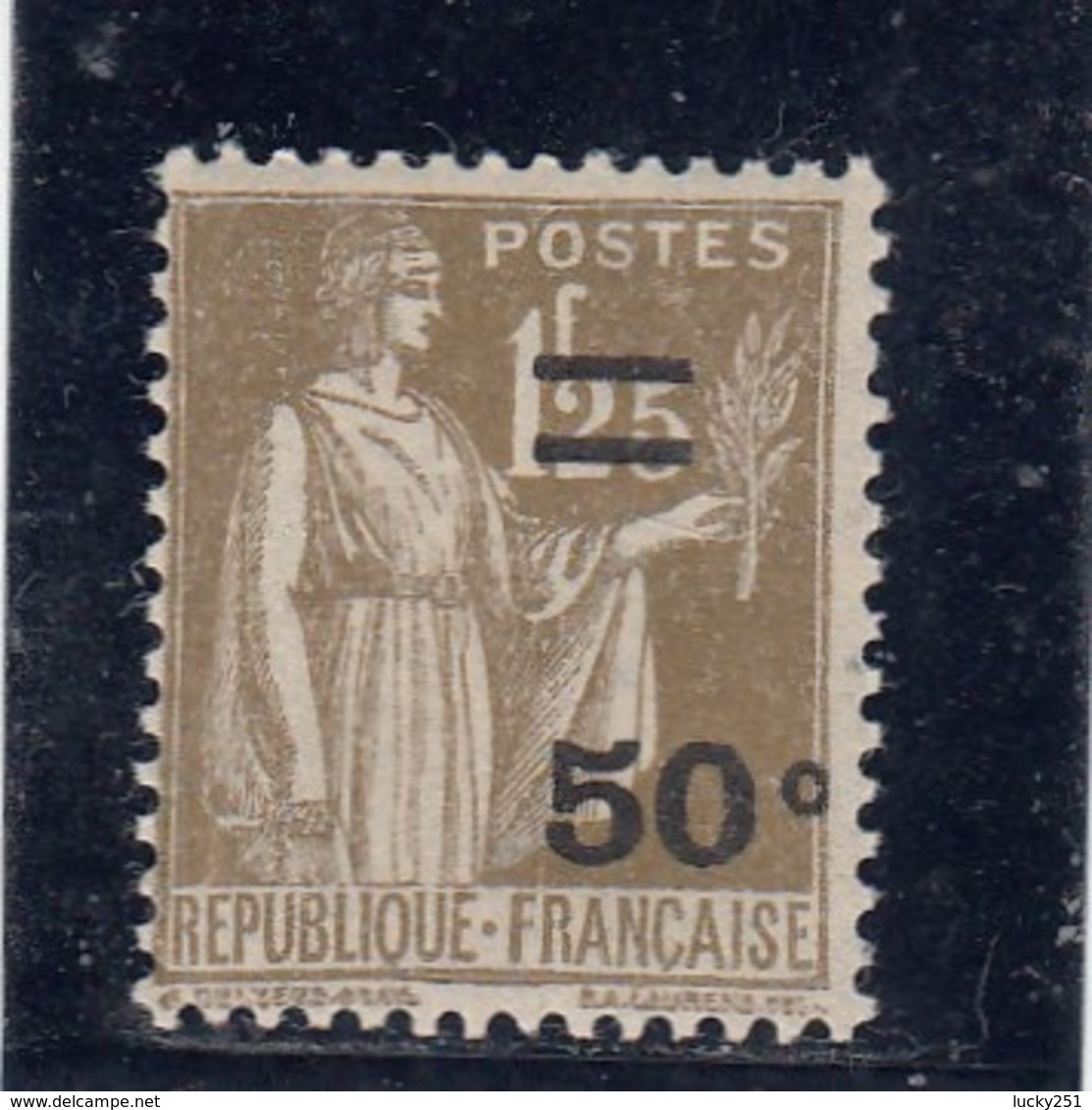 France - 1934 - N° YT 298** - Type Paix Surchargé - 1932-39 Paz