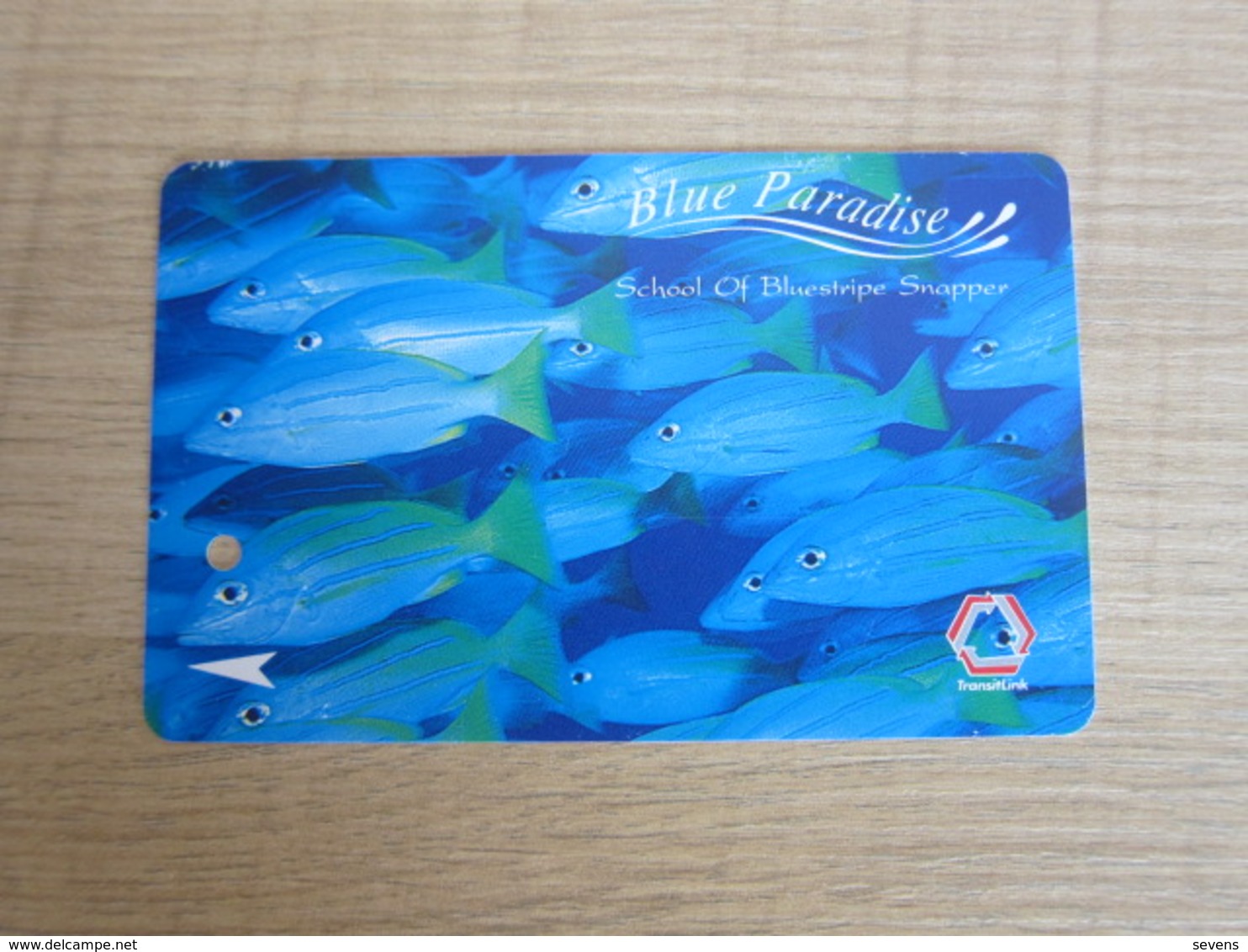 Translink Multi Transport Ticket, Adult Farecard,Blue Paradise, Fish - Singapore