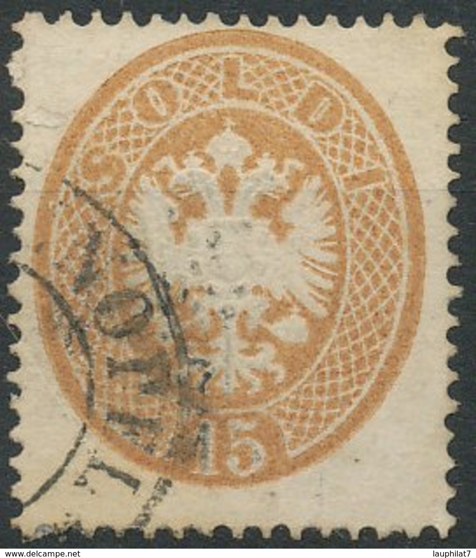 [56642]TB//O/Used-c:150e-Lombardo-Vénétie : N° 22, 15s Brun - Lombardo-Veneto