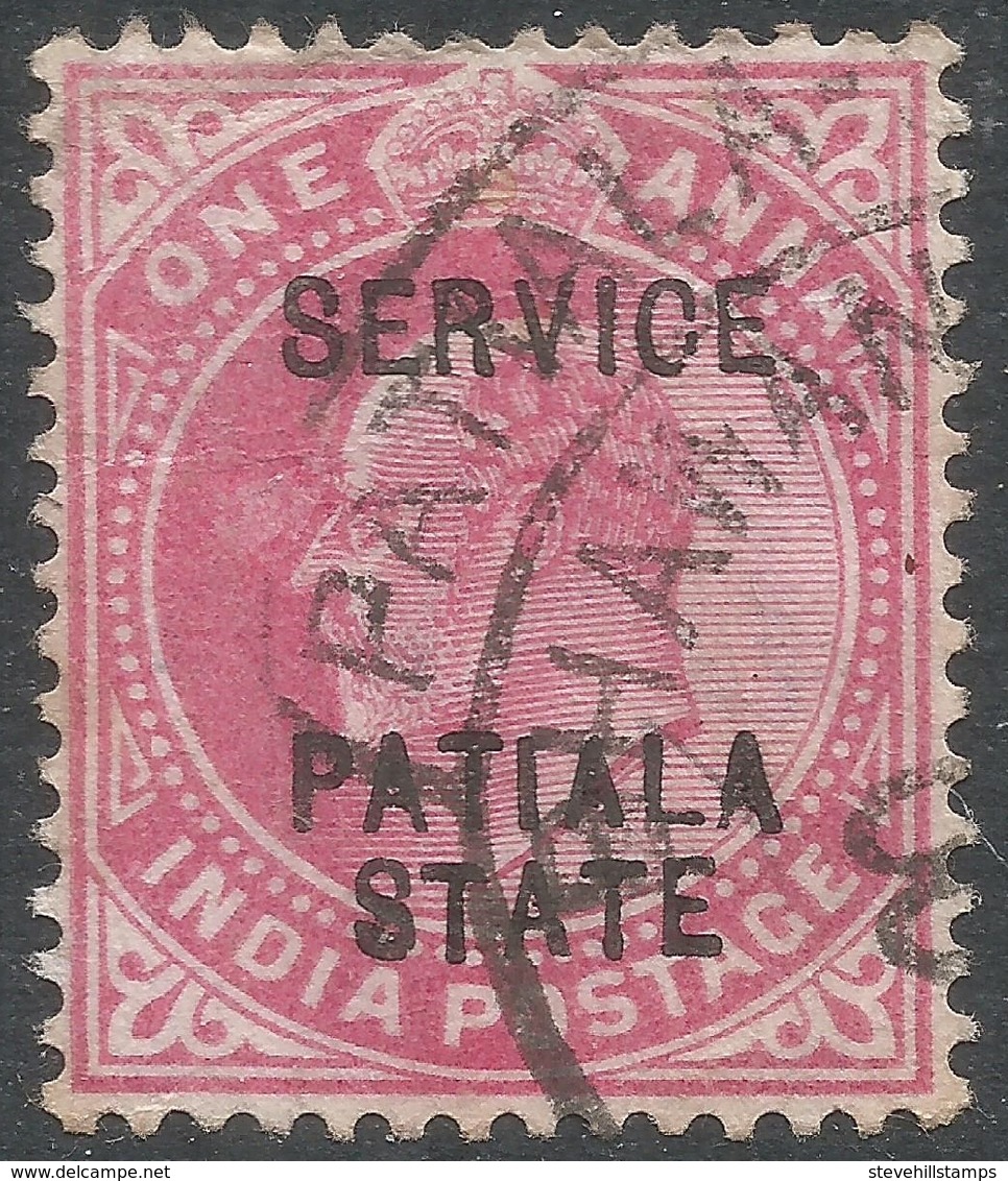 Patiala State(India). 1903-10 KEVII. Official. 1a Used. SG O25 - Patiala