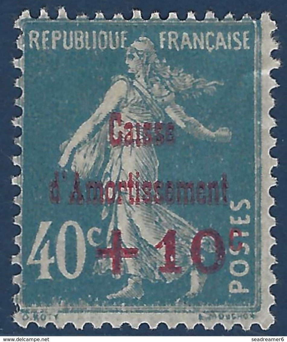 FRANCE Caisse D'amortissement 1930 N°246* Variété Sans Point Sur Le I De Caisse (non Signalé) RR Signé Calves - Unused Stamps