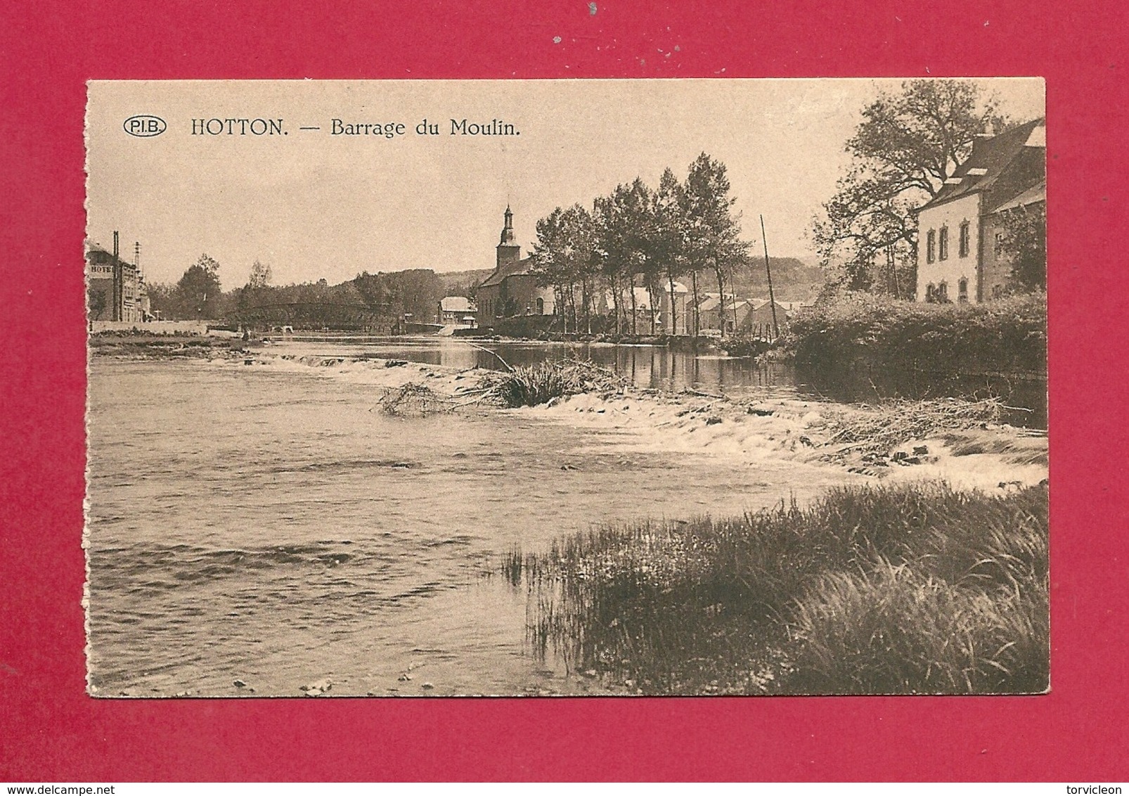 C.P. Hotton-sur-Ourthe = Barrage  Du  Moulin - Hotton