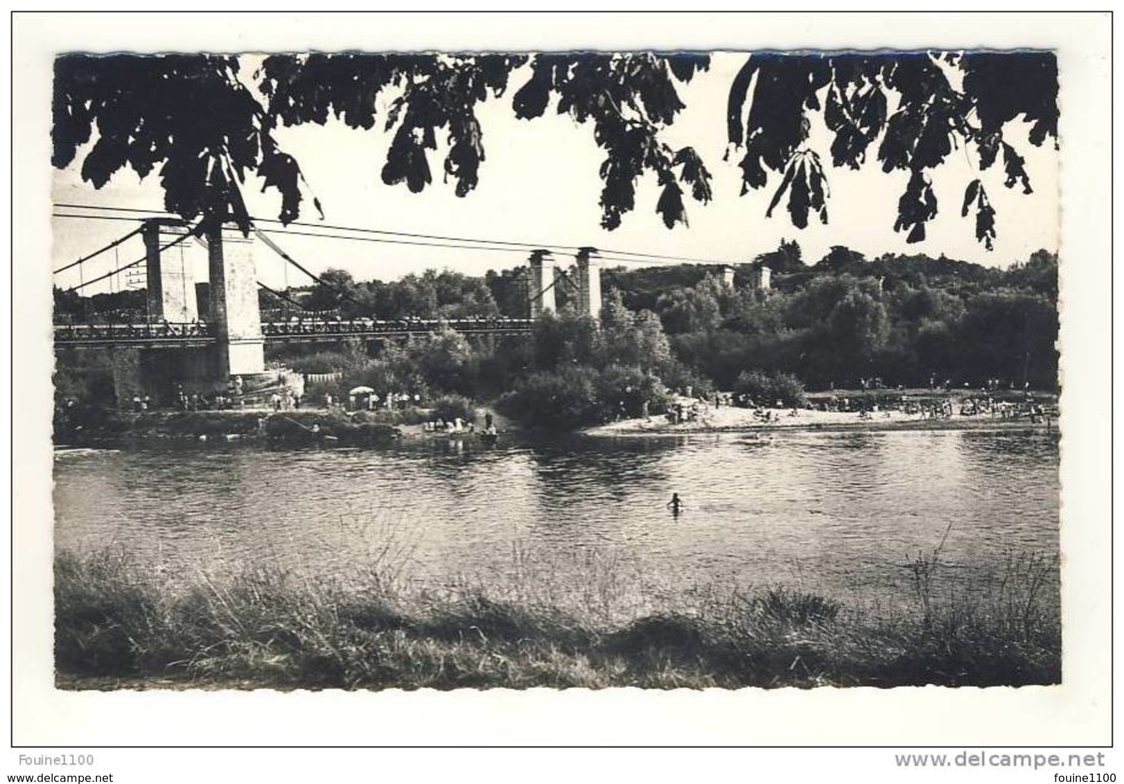 Carte De Chatillon Sur Loire Pont Suspendu Sur La Loire - Chatillon Sur Loire