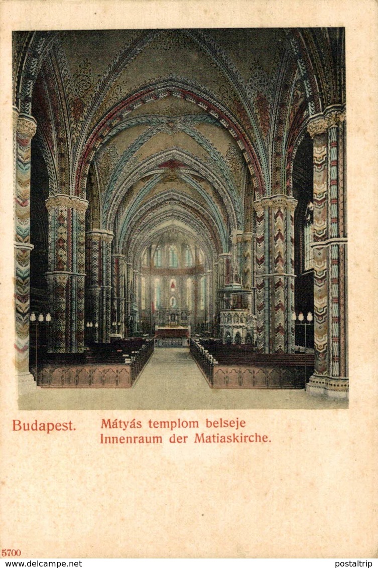 Budapest. Matyas Templom Belseje. Hungria - Hungary