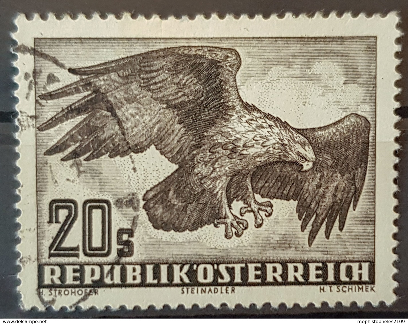 AUSTRIA 1950/53 - Canceled - ANK 973x, Mi 968x - Vögel - Oblitérés