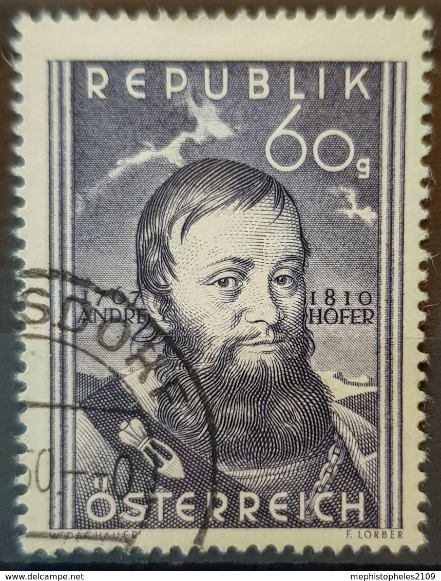 AUSTRIA 1950 - Canceled - ANK 961 - Hofer - Gebruikt