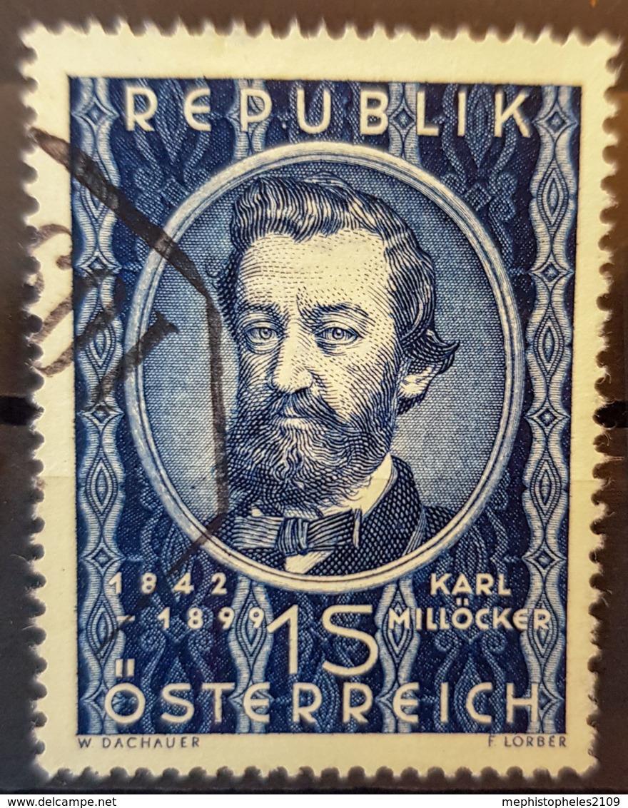 AUSTRIA 1949 - Canceled - ANK 959 - Millöcker - Gebraucht