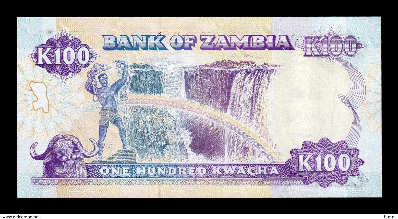 Zambia 100 Kwacha 1991 Pick 34 SC UNC - Zambia