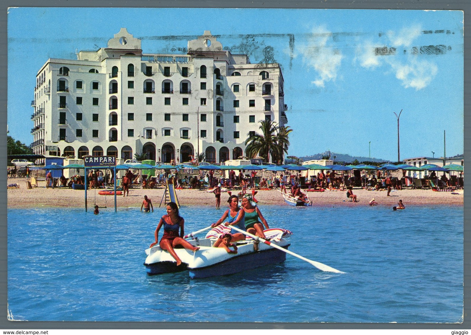 °°° Cartolina - S. Benedetto Del Tronto Excelsior Grand Hotel Des Bains Viaggiata °°° - Ascoli Piceno
