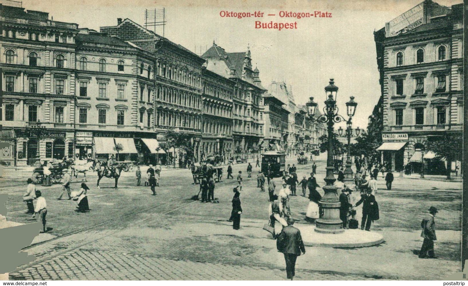 Budapest. Oktogon-Platz. Hungria - Hongrie