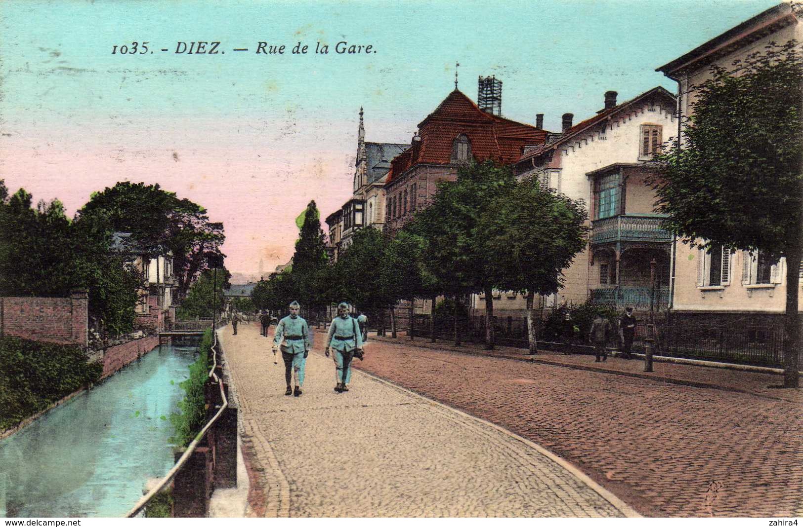 1035  - Dièz  - Rue De La Gare - Diez