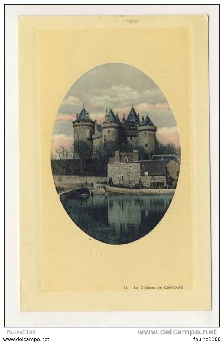 Jolie Carte Du Château De Combourg  ( Médaillon ) ( Recto Verso ) - Combourg