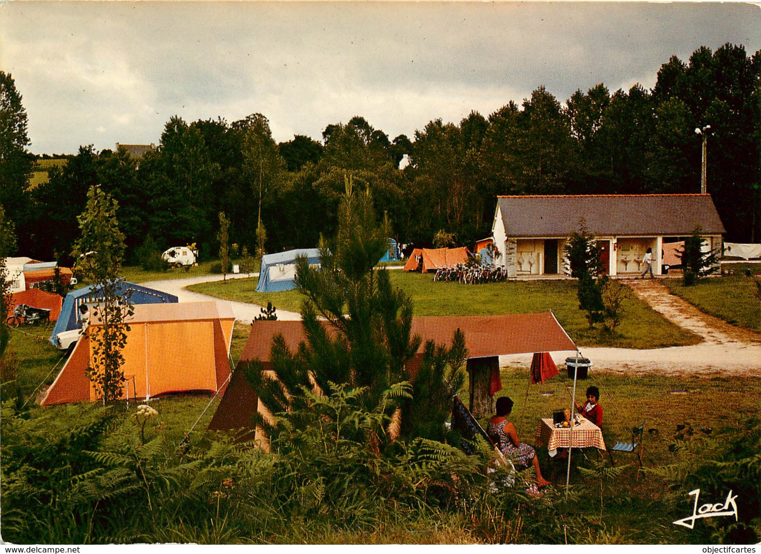 29 SAINT GOAZEC Le Camping (scan Recto-verso) Ref 1090 - Autres & Non Classés