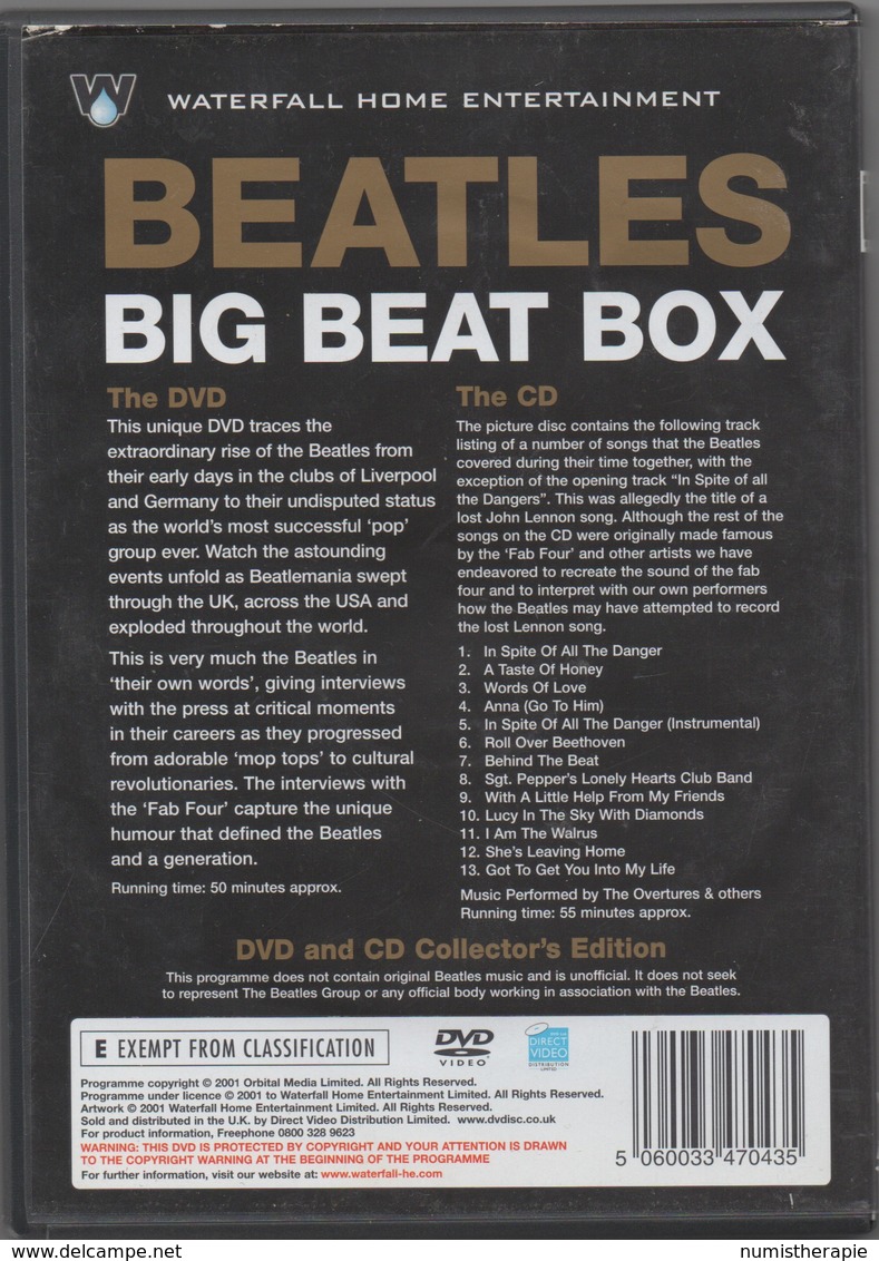 1DVD + 1CD : Beatles Big Beat Box - DVD Musicaux
